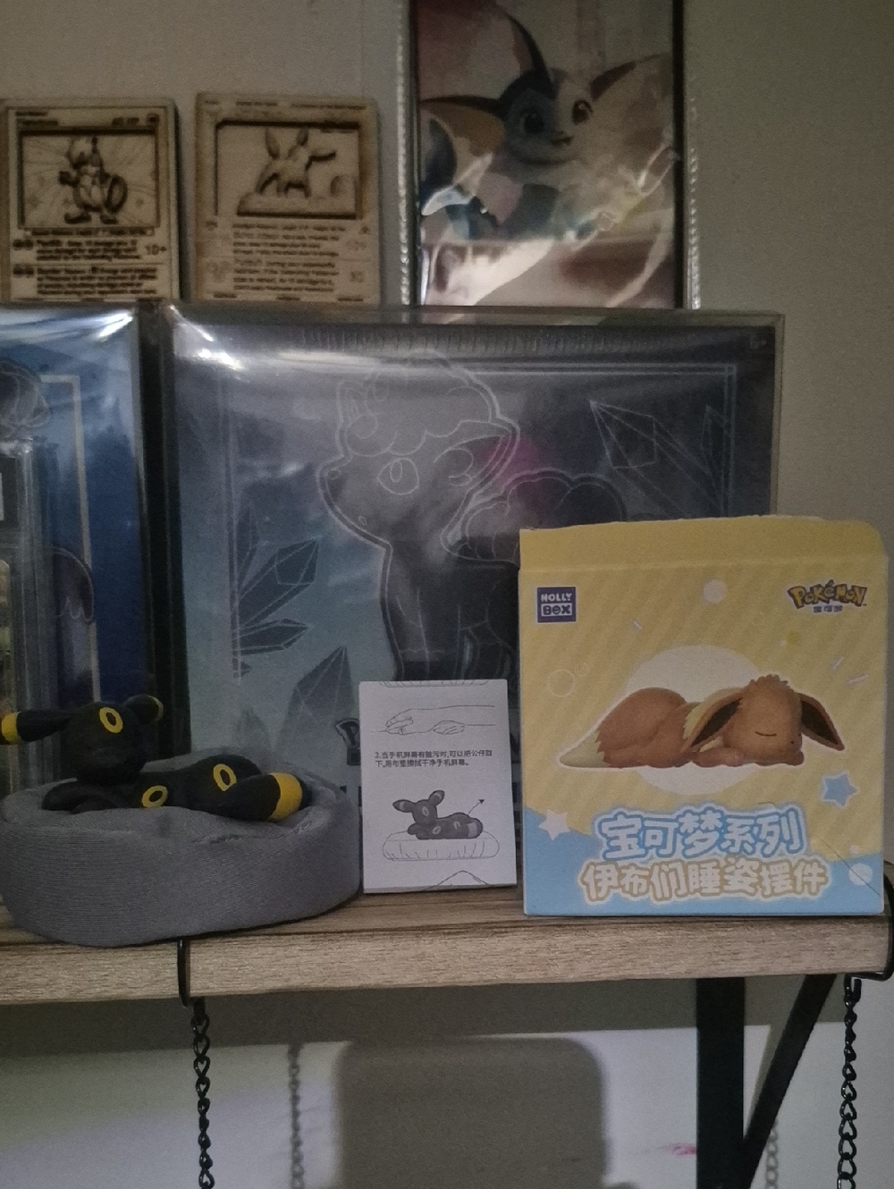 Pokemon Sleepy Eevee(umbreon)bean Bag And Box